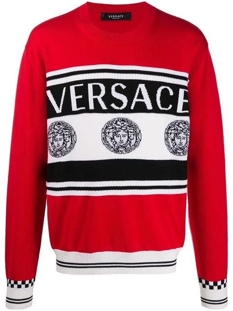 versace sweatshirt men's|versace jumper men's sale.